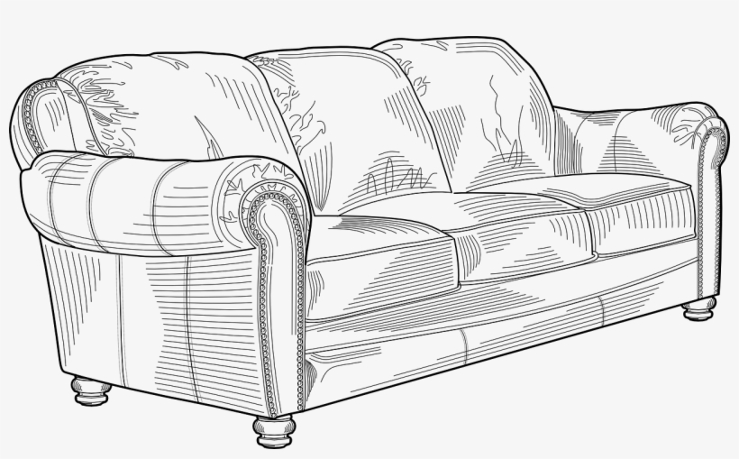 Furniture And Off - Couch Clip Art, transparent png #2563646