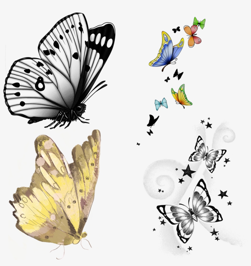 Use These Sample Clipart Items From The Butterfly Clip - Picsart Butterfly, transparent png #2564342