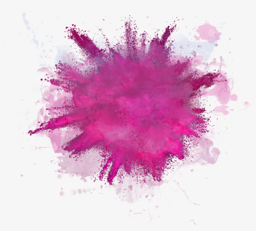 Stickers Colorexplosion Pink Colorsplash Rosado Sticker - Color Powder Png Picsart, transparent png #2564344