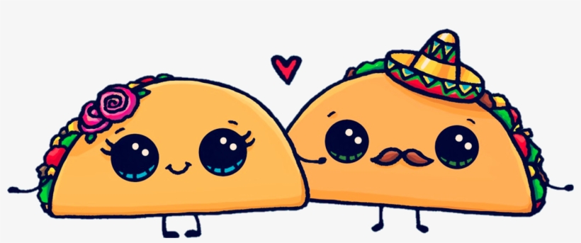 Clipart Library Library Taco Sticker Challenge On Picsart - Cute Tacos, transparent png #2564412