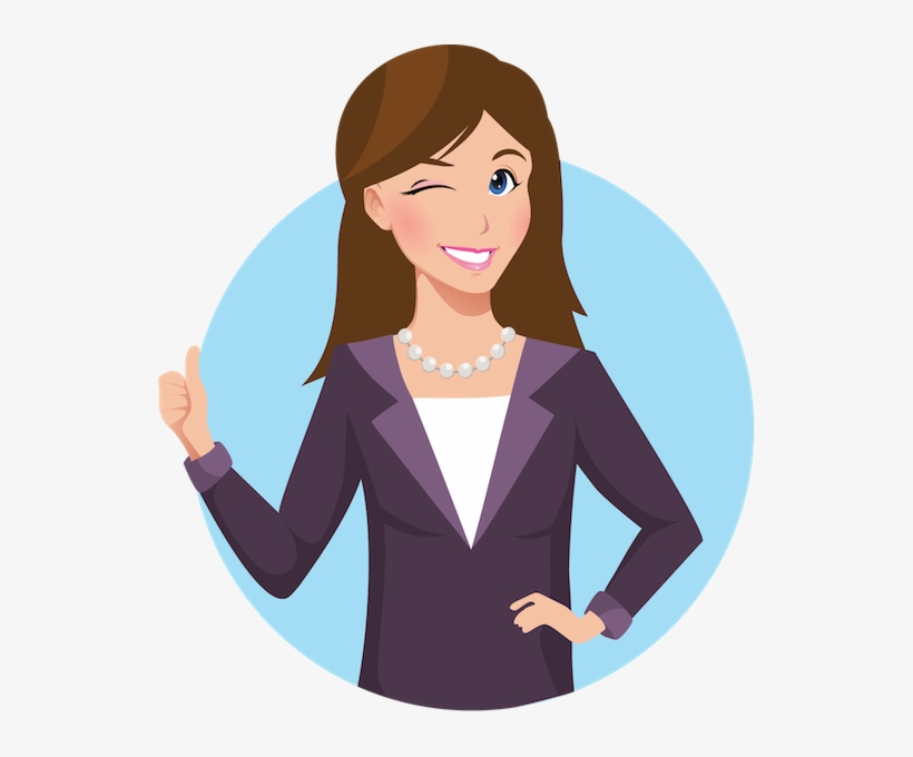 Business Owner Thumbs Up Perth Copywriting - Thumbs Up Women, transparent png #2564533