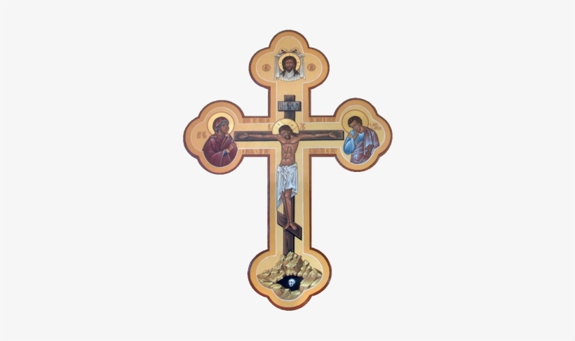 Icon Of The Crucifixion Of Christ - Orthodox Christian Cross Transparent, transparent png #2564970