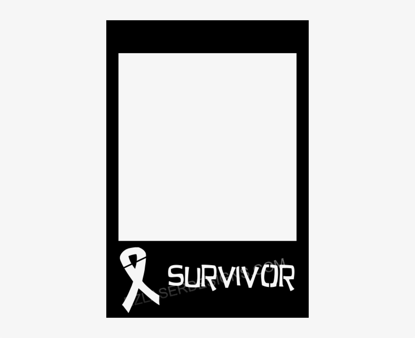 Survivor Ribbon - Picture Frame, transparent png #2565113