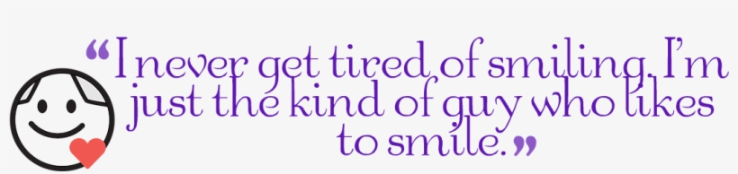 Smile Quotes Png Download Image - Lavender, transparent png #2565454