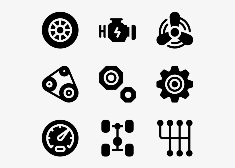 Car Engine - Information Technology Icons Png, transparent png #2565590