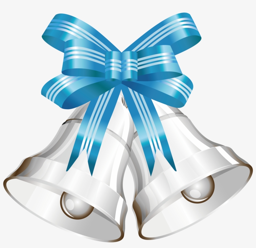 Wedding Bell Png Picture Free Download - Blue Wedding Bells Png, transparent png #2565656