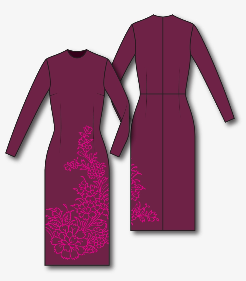 Illustrator And Photoshop Product Technical Development - Formal Wear, transparent png #2565872