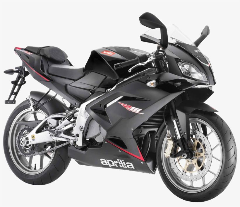 Aprilia Black Motorcycle Png Image - Aprilia Rs 125 2014, transparent png #2566018