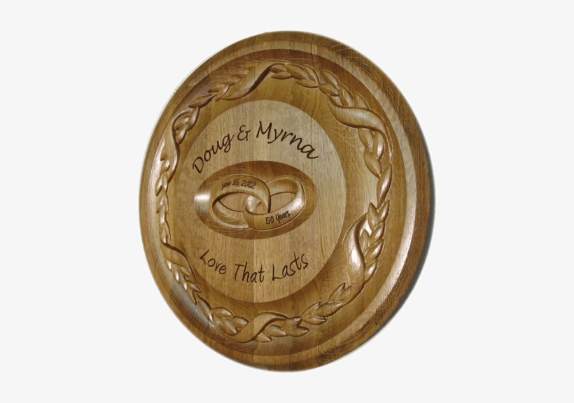 Wedding-anniversary 3d Wedding Rings With Laurel Ribbon - Wedding Anniversary, transparent png #2566060