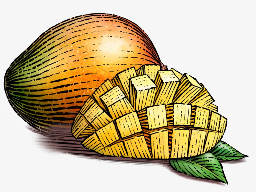 Mango Clipart Basket Full - Illustration, transparent png #2566333