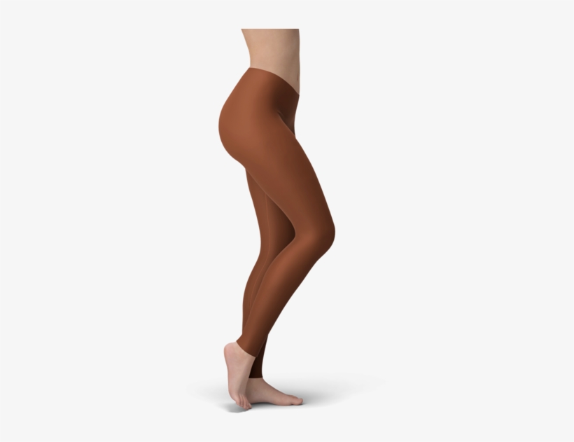Solid Dark Mocha Buttery Soft Leggings - Military Yoga Pants, transparent png #2567199