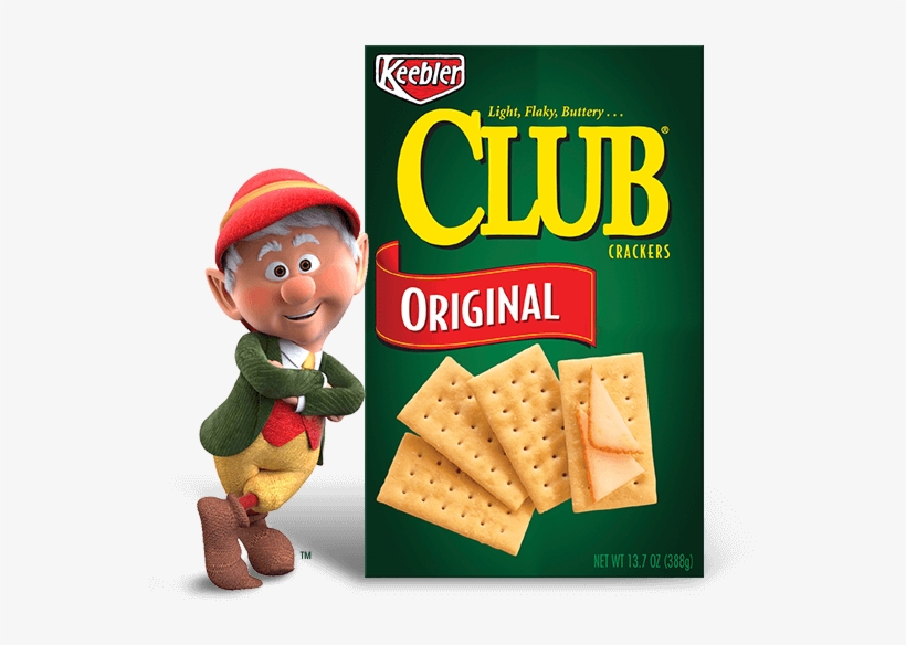 A Buttery Classic On Their Own - Keebler Club Crackers, transparent png #2567201