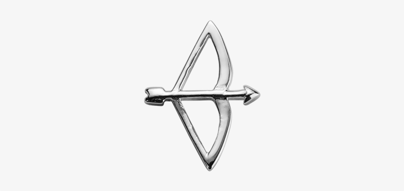 S000127 Bow Arrow Beloved Silver Charm V=1527741088 - Triangle, transparent png #2567557