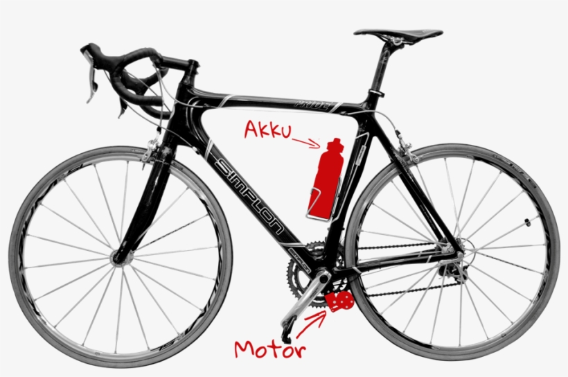 The Add-e Motor Is Friction Drive Onto The Rear Wheel - Add E, transparent png #2567798