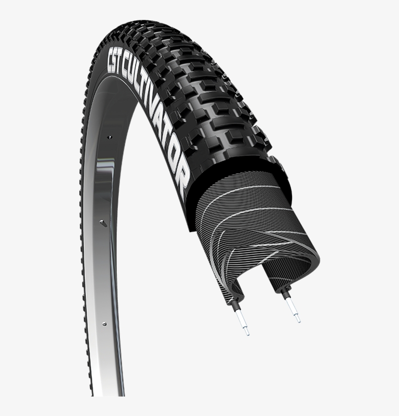 Bicycle Tyre Cst Cultivator 700x32c Black 60 Tpi - Cst Caldera 700x25c, transparent png #2567931