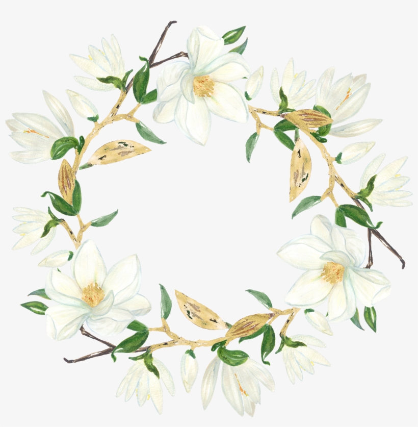 Magnolia Clipart Magnolia Flower - Give Thanks, Mini Sign, transparent png #2568242