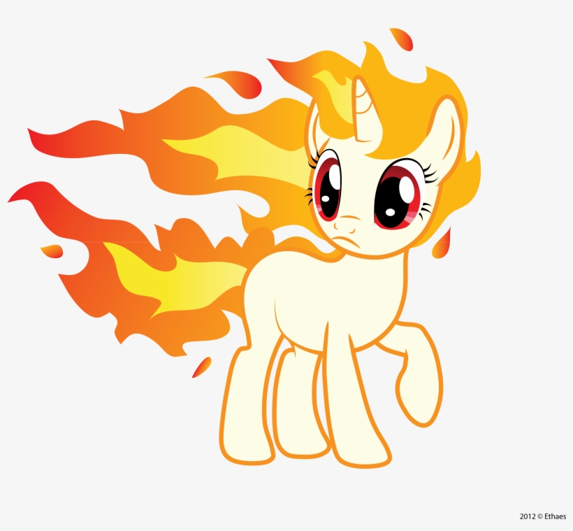 Ethaes, Confused, Crossover, Fire, Pokémon, Rapidash, - Rapidash My Little Pony, transparent png #2568349