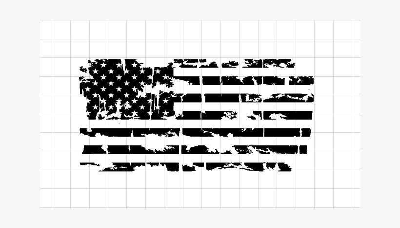 15 Black And White American Flag Png For On Mbtskoudsalg - American Flag Svg Free, transparent png #2568512