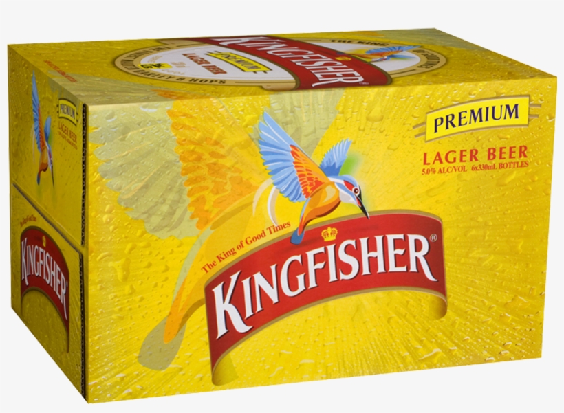 Kingfisher Lager 24 Case - Kingfisher Beer Box Png, transparent png #2568929