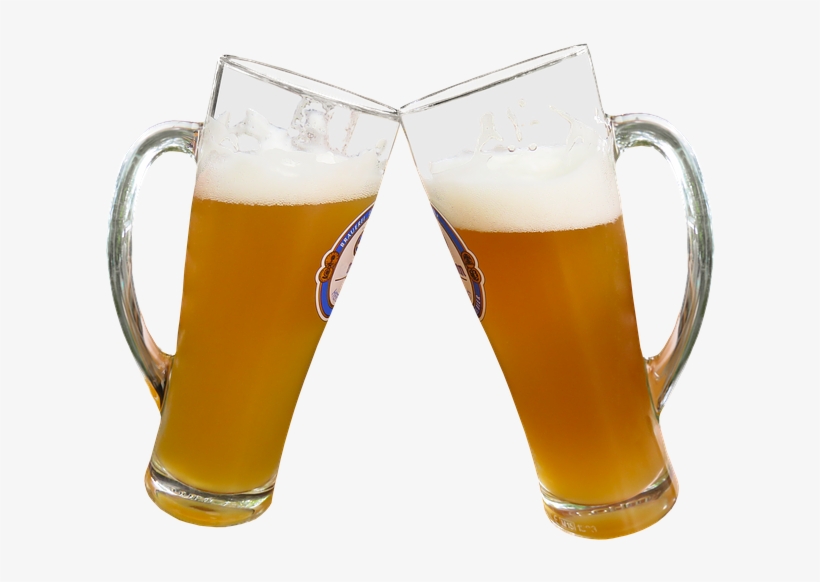 Drink, Beer, Glasses, Abut, Wheat Beer, Foam, Isolated - Beer, transparent png #2569505
