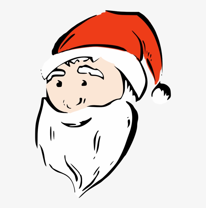 Modern Santa - Santa Face, transparent png #2570168