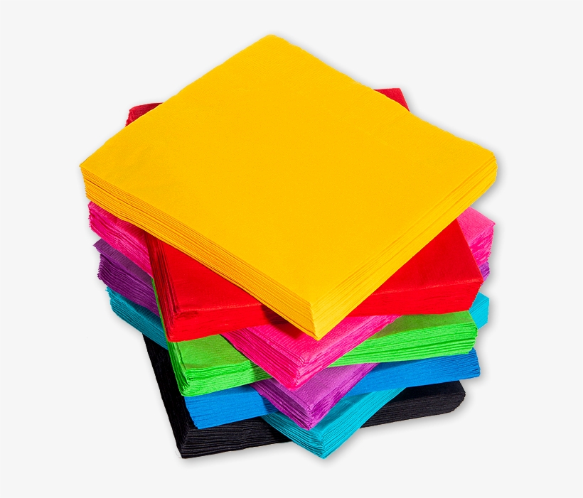 Serviettes - Color Paper Napkin Png, transparent png #2570169