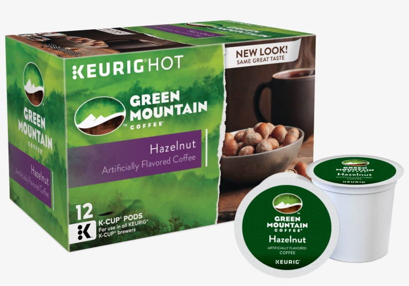Green Mountain Coffee Hazelnut - Green Mountain Coffee, Breakfast Blend Decaf Kcups,, transparent png #2570393