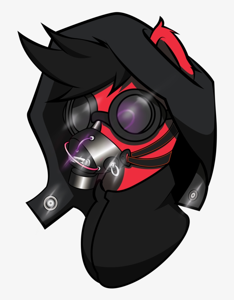 Artist Discorded Joker Clothes Goggles Hood - Gas Mask, transparent png #2570767