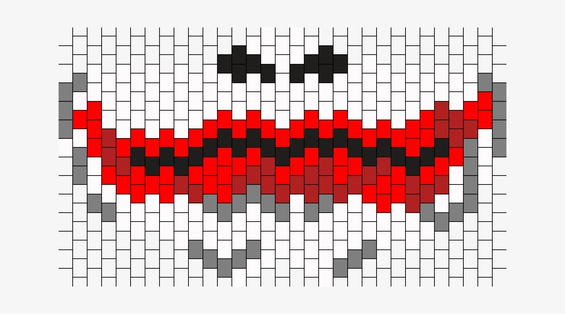 Joker Mask Bead Pattern - Illustration, transparent png #2570823