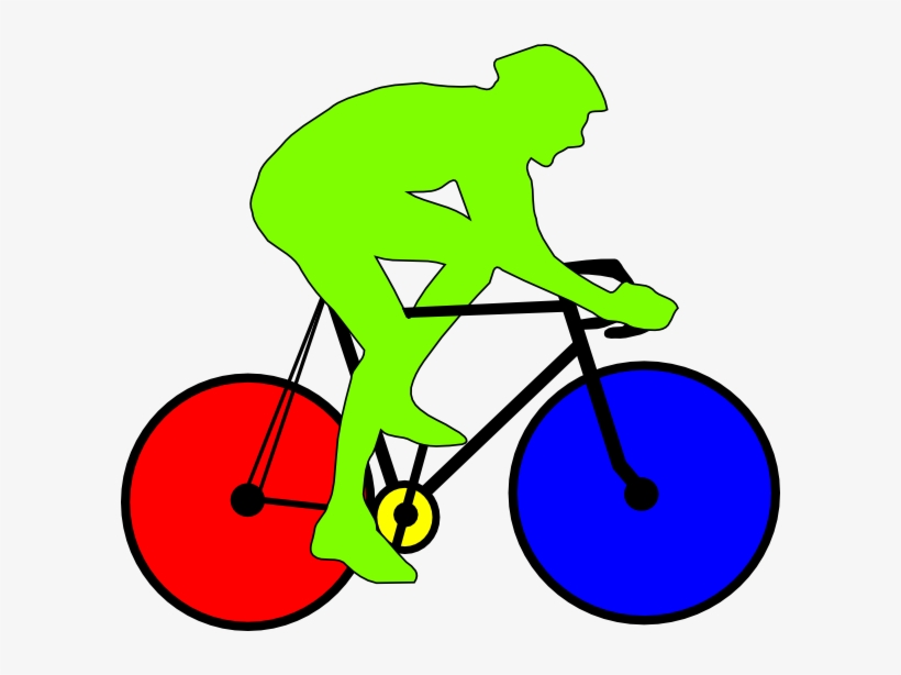 Colourful Cycle Clip Art - Tour De France Silhouette, transparent png #2571261