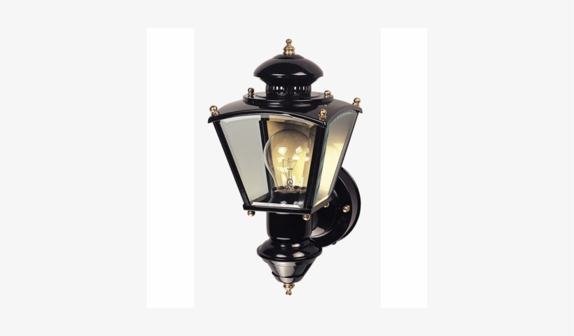 Heath Zenith Motion Sensor Coach Light, Black, transparent png #2572310