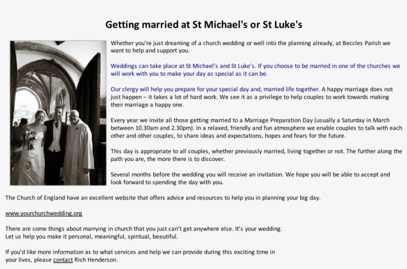 Growing In God Church Life Mission Focus Weddings Baptisms - Wedding, transparent png #2573415