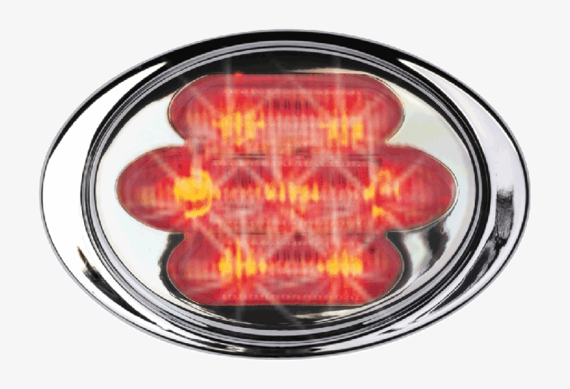 Maxxima M36180rcl 3" X 2" Clear Lens Red Mini-chrome, transparent png #2573838