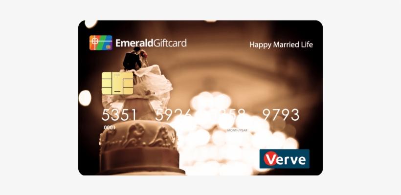 Happy Married Life Gift Cards - Wedding, transparent png #2573859