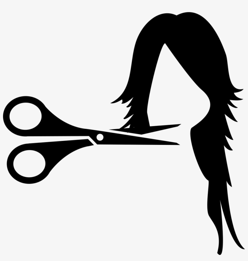 Woman Hair Cut - Cutting Hair Logo Png, transparent png #2574238