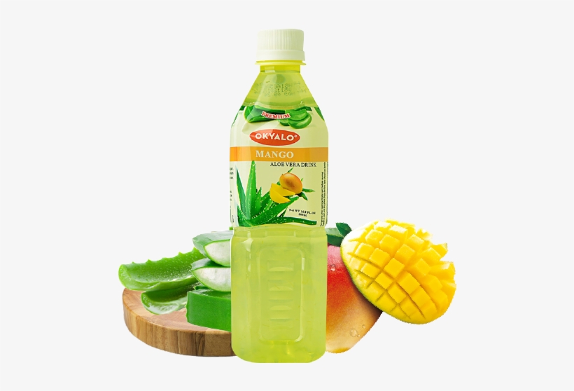 500ml Mango Aloe Vera Premium Drink - Aloe Vera Pulp Mango Juice, transparent png #2574819