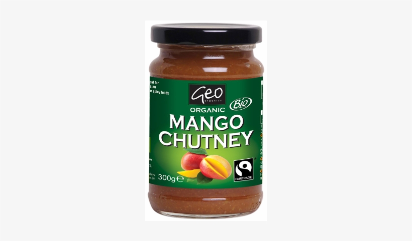 Mango Chutney 300g - Geo Organics Condiments - Organic Fair Trade Mango, transparent png #2574938
