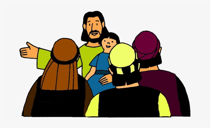 2 Jesus Blesses Children - Jesus, transparent png #2575780