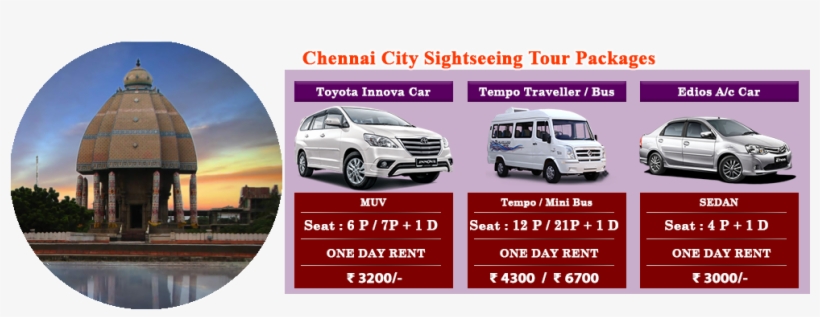 Tariff Outstation Rates Chennai Tours And Travels Packages - Chennai, transparent png #2576167