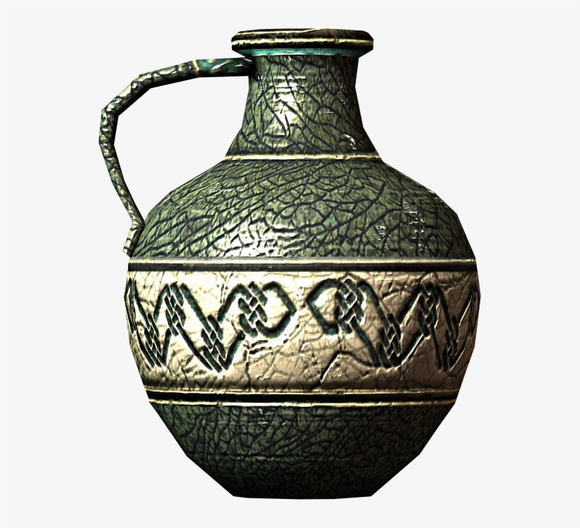Jug 0008632c - Skyrim Vase, transparent png #2576237