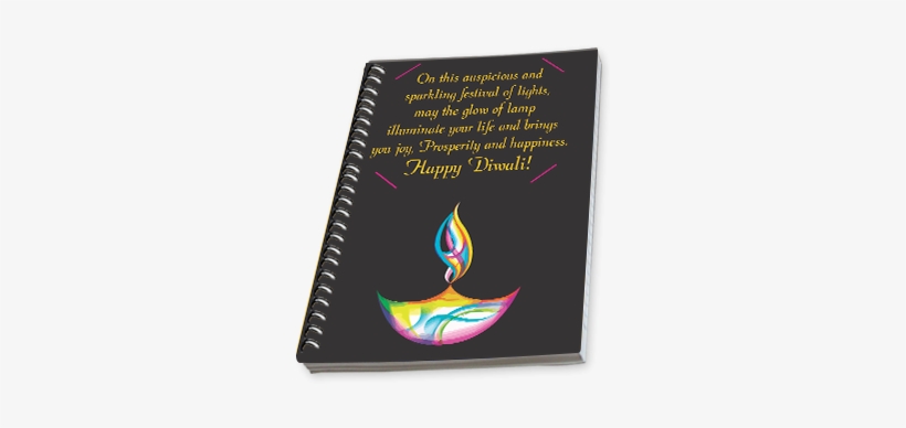 Happy Diwali With Colorful Diya Diwali Side Spiral - Diwali, transparent png #2576406