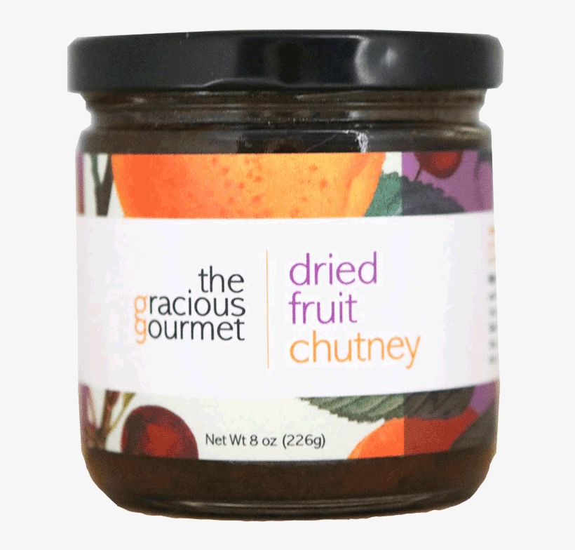 Dried Fruit Chutney, 8oz - Gracious Gourmet Chutney, Dried Fruit - 8.4 Oz, transparent png #2577113