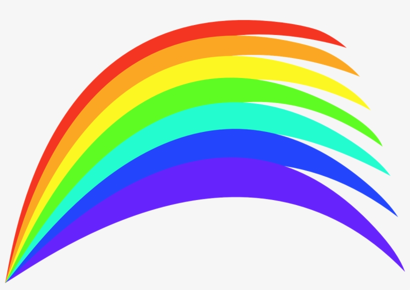 Rainbow Colours Colourful Paints Transparent Image - Rainbow Clip Art, transparent png #2577229