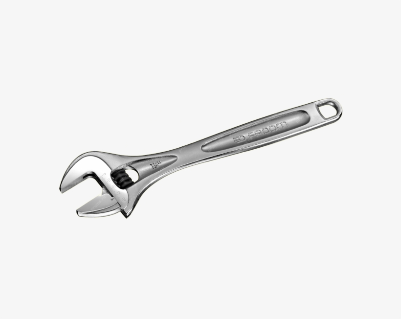 Free Png Wrench - Facom 113a.6c 6" Chrome Adjustable Wrench, transparent png #2577399