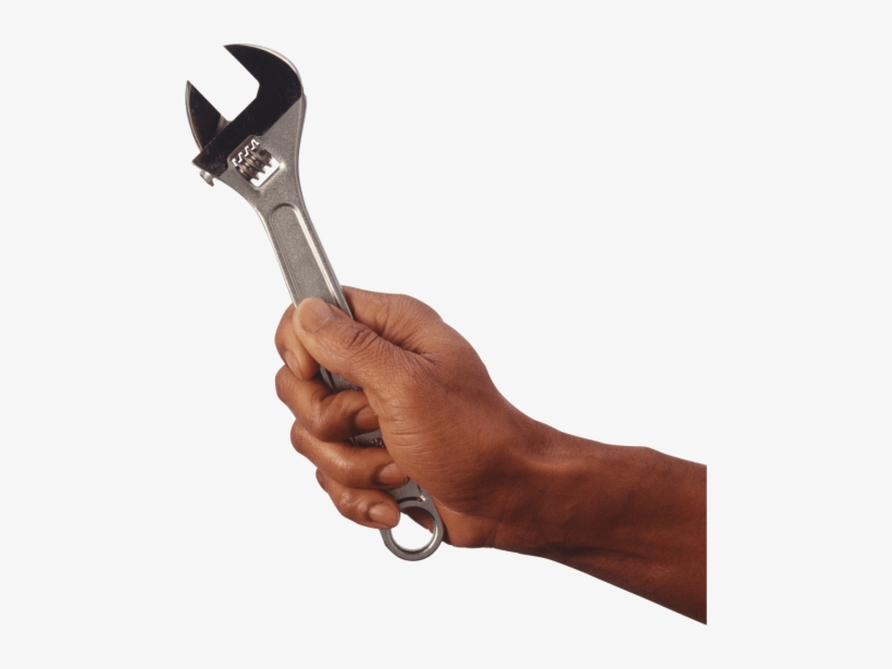 Free Png Wrench - Hand With Tools Png, transparent png #2577409