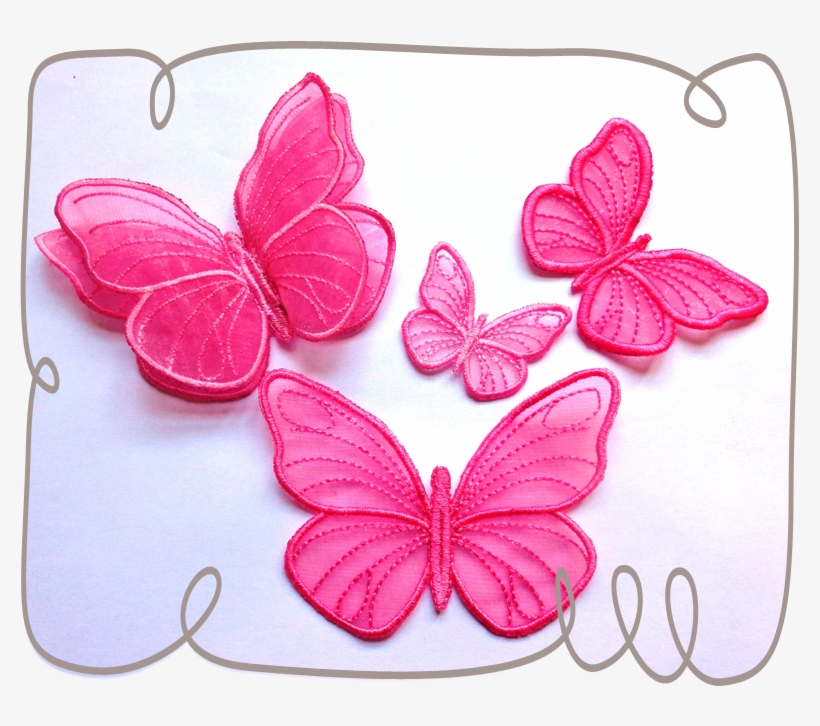 3d Butterfly 4 Sizes Project - 3d Biutterfly Project, transparent png #2577472