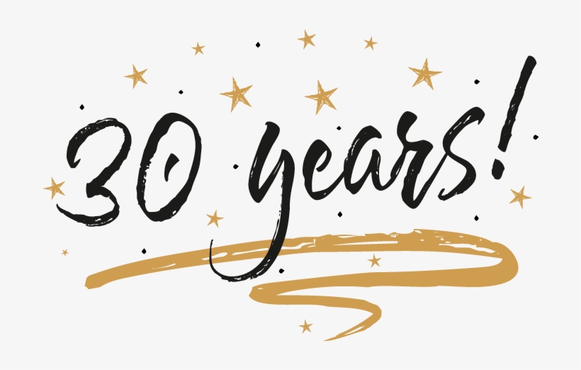 Thank You For 30 Amazing Years - 30 Years Calligraphy, transparent png #2577531