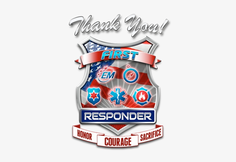 Welcome To Thank You First Responder - Thank You Emergency Responders, transparent png #2577606