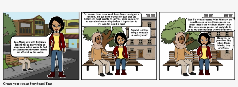 Interviewing Women In India - Cartoon, transparent png #2578926