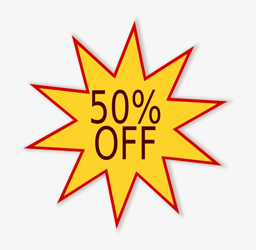 Download 50% Off Discount Offer Png Transparent Images - Vector Graphics, transparent png #2579250